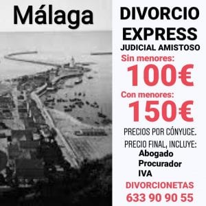 Separación matrimonial barata y rápida en Málaga