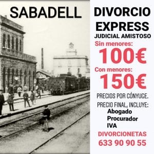 Separación matrimonial rápida y barata en Sabadell