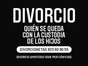 Patria potestad y guarda y custodia de los hijos en separación matrimonial o divorcio express en España